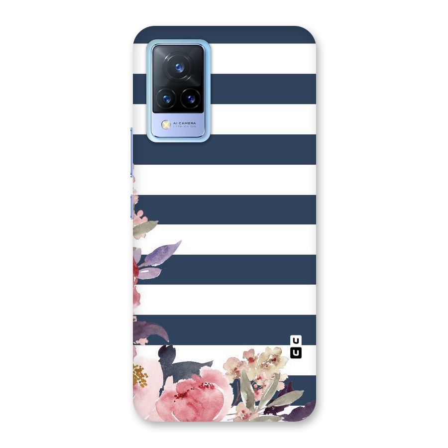 Floral Water Art Back Case for Vivo V21 5G