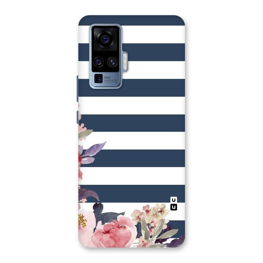 Floral Water Art Back Case for Vivo X50 Pro