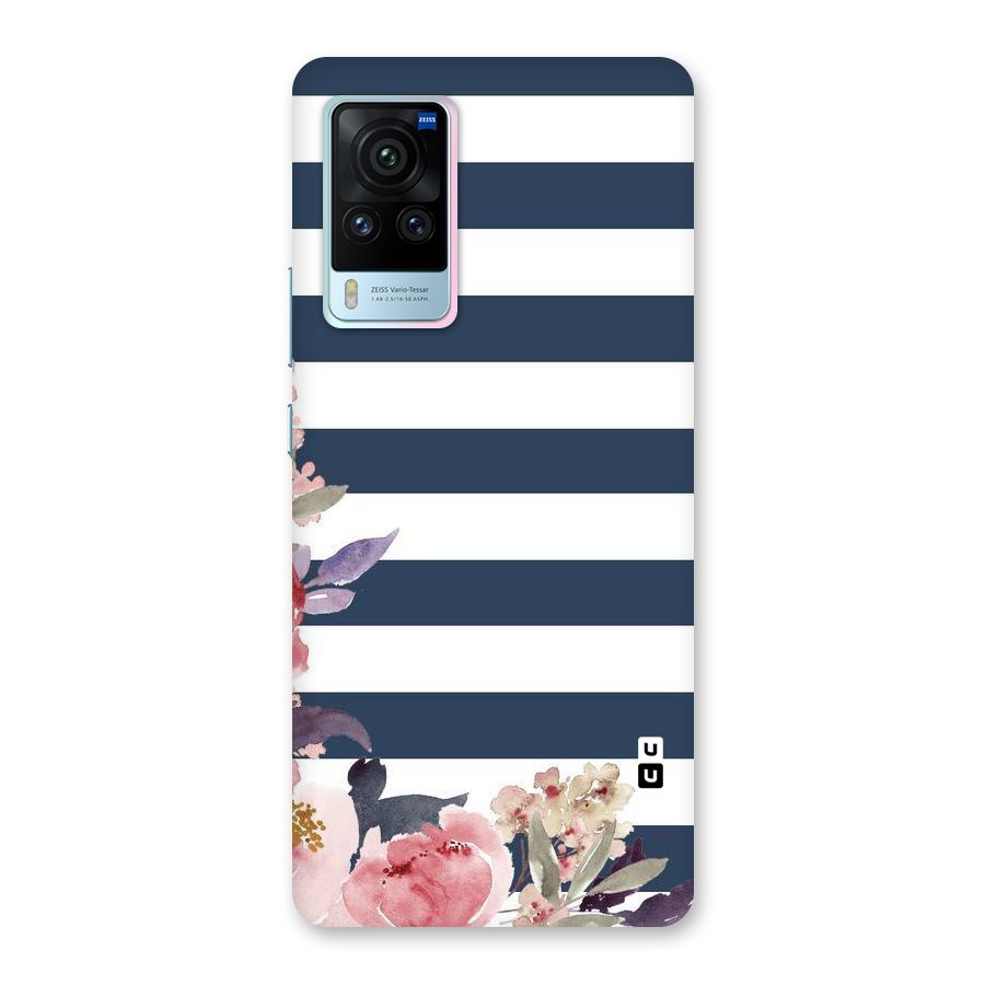 Floral Water Art Back Case for Vivo X60 Pro