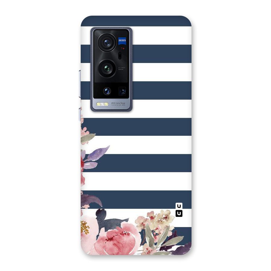 Floral Water Art Back Case for Vivo X60 Pro Plus