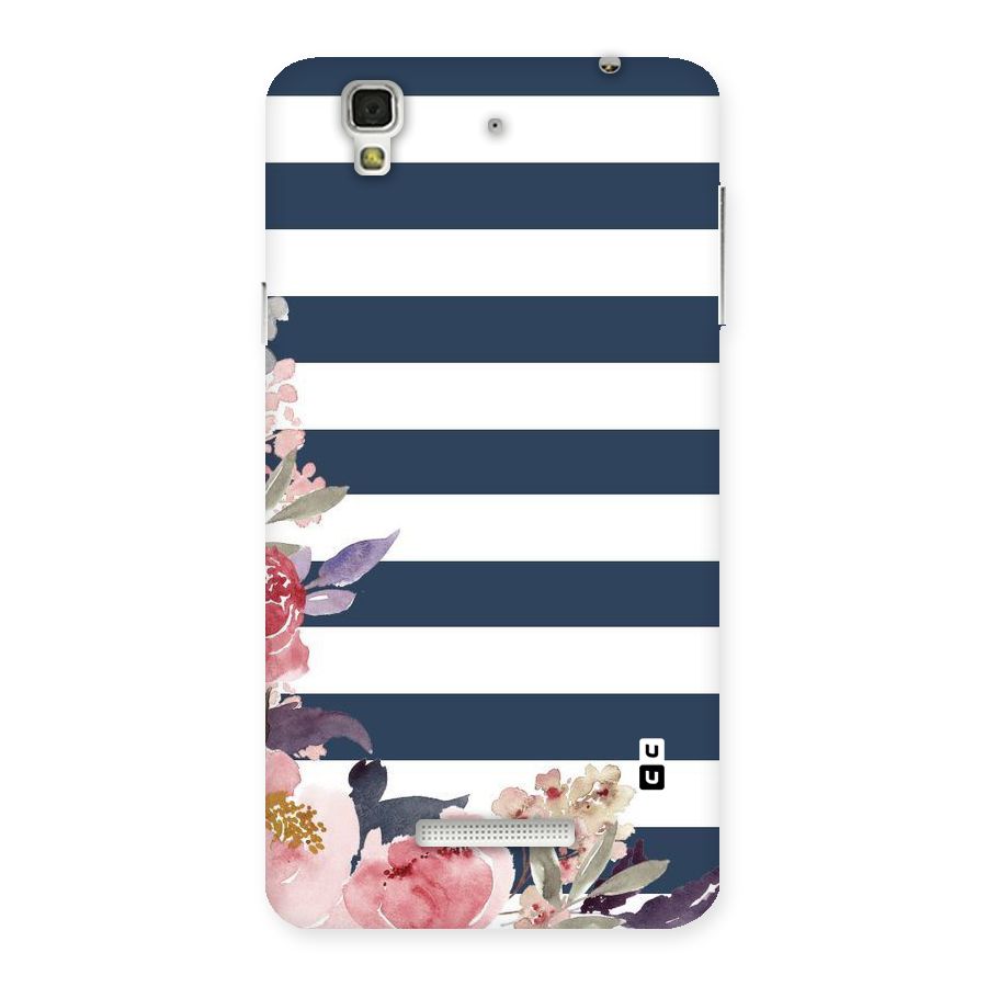 Floral Water Art Back Case for Yu Yureka