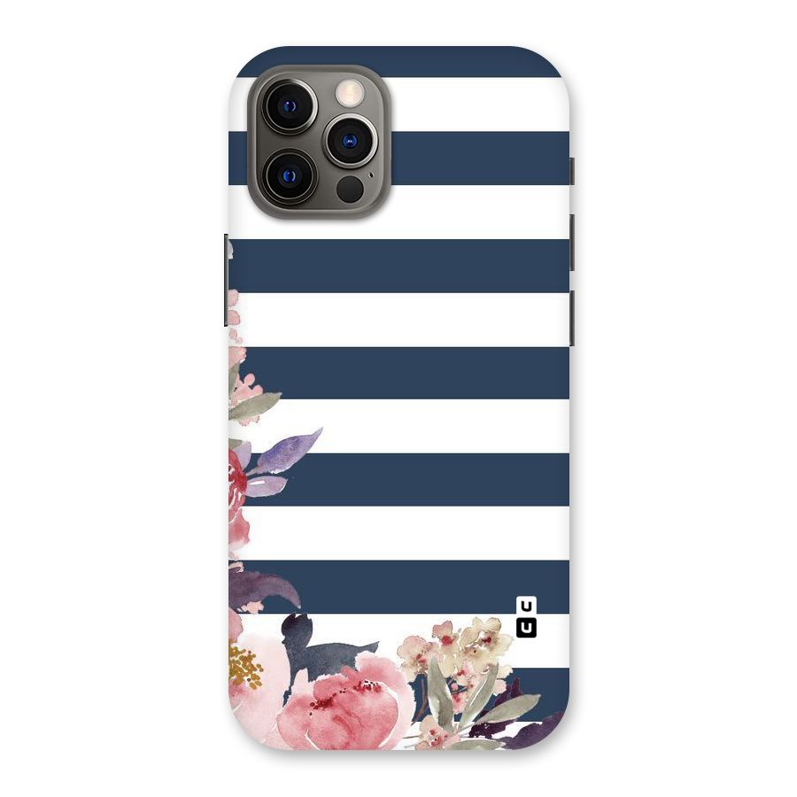 Floral Water Art Back Case for iPhone 12 Pro