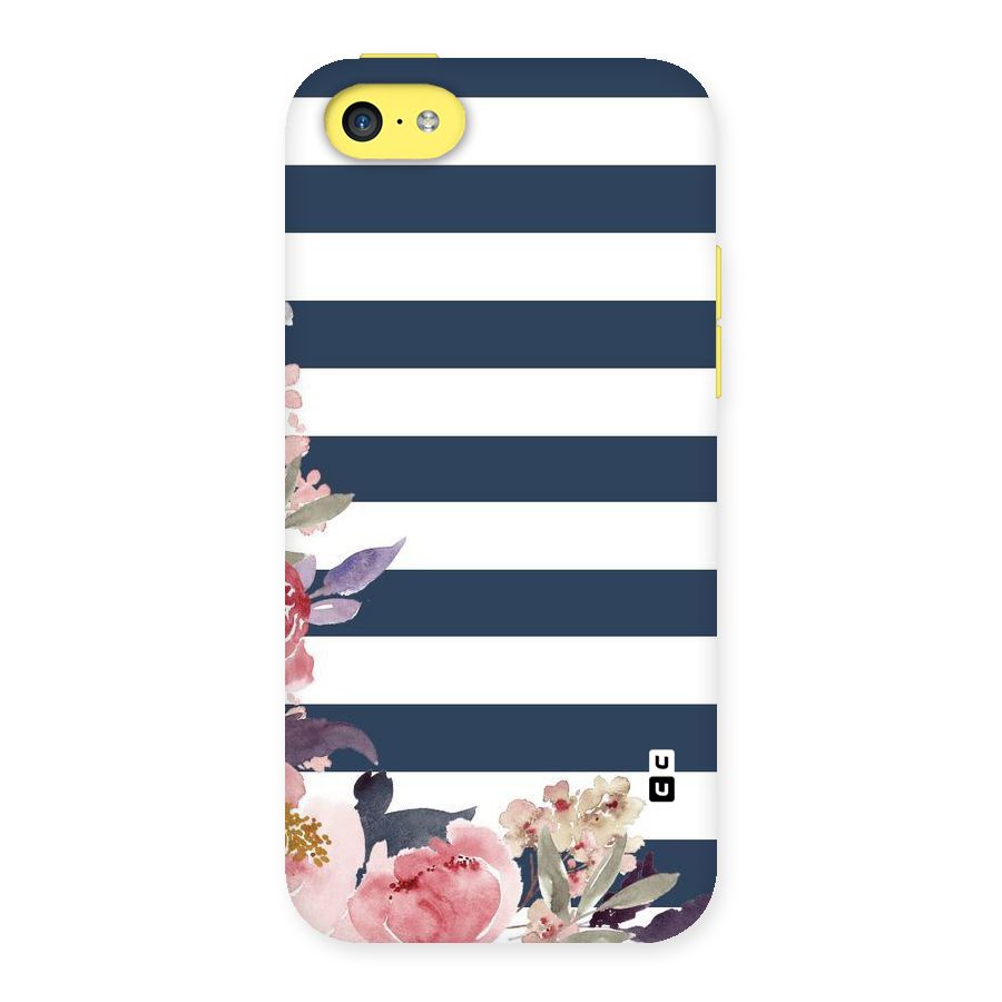 Floral Water Art Back Case for iPhone 5C