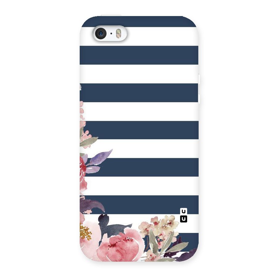 Floral Water Art Back Case for iPhone SE