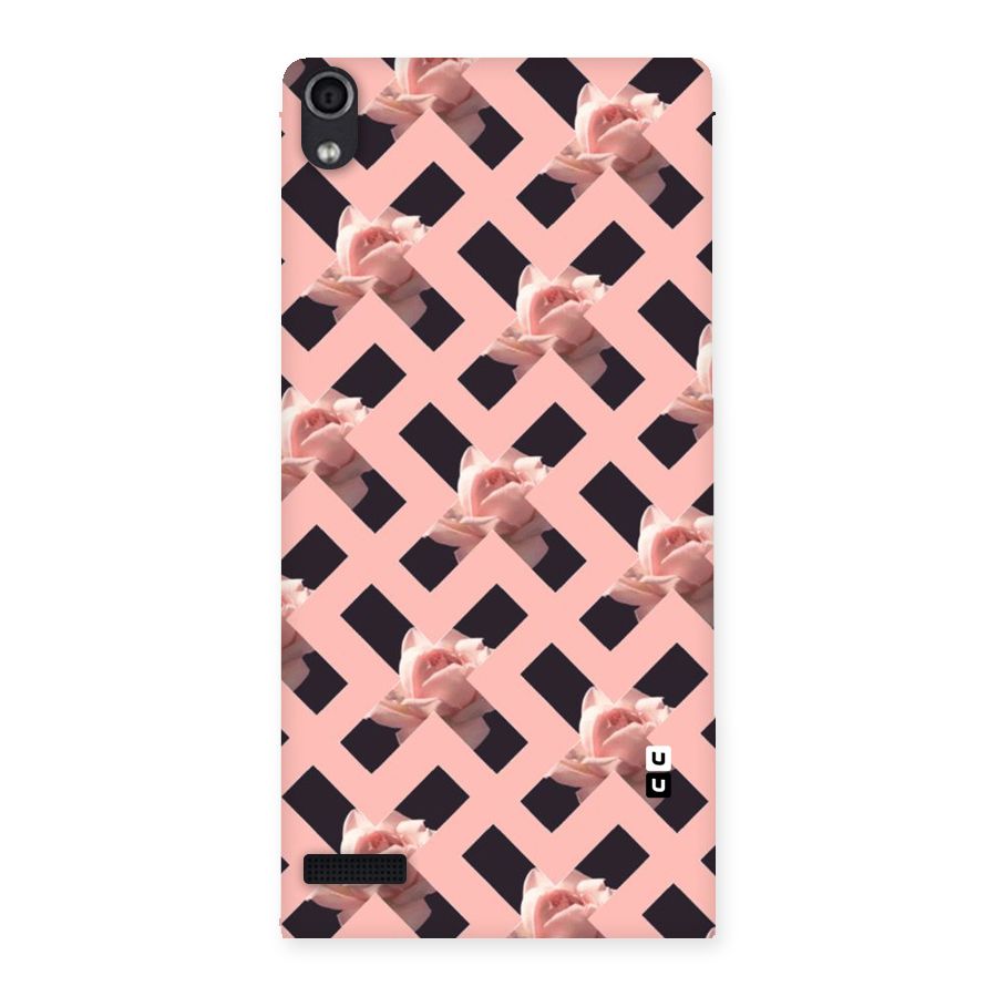 Floral X Design Back Case for Ascend P6