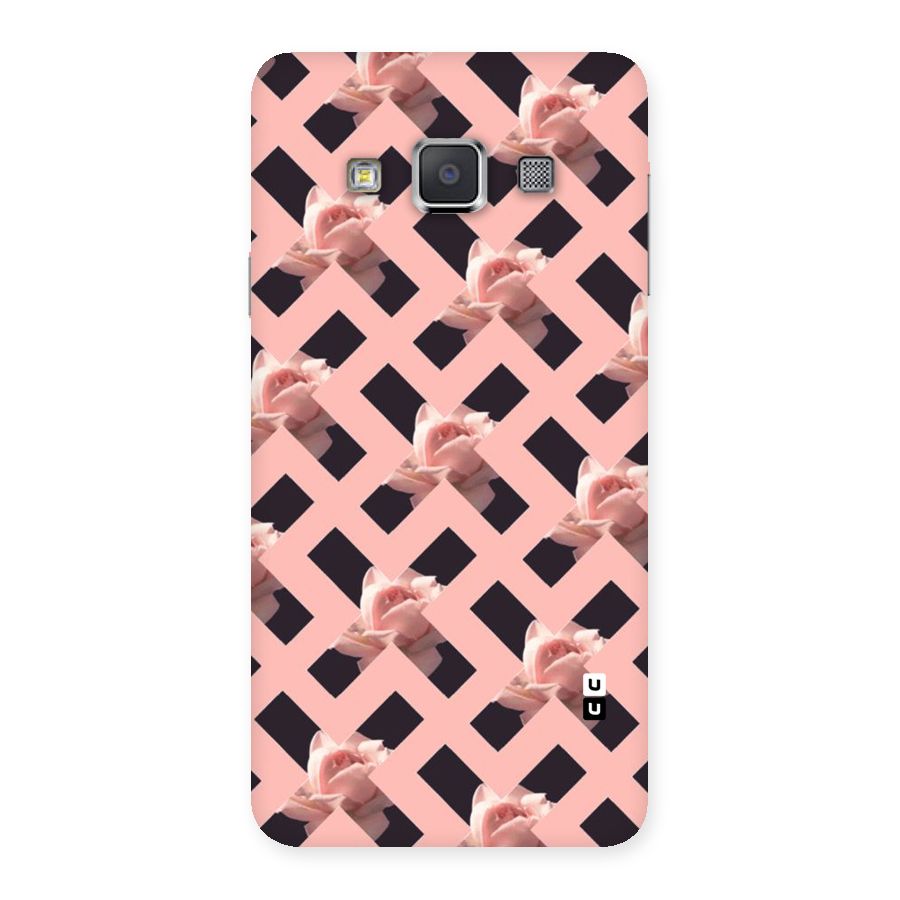 Floral X Design Back Case for Galaxy A3