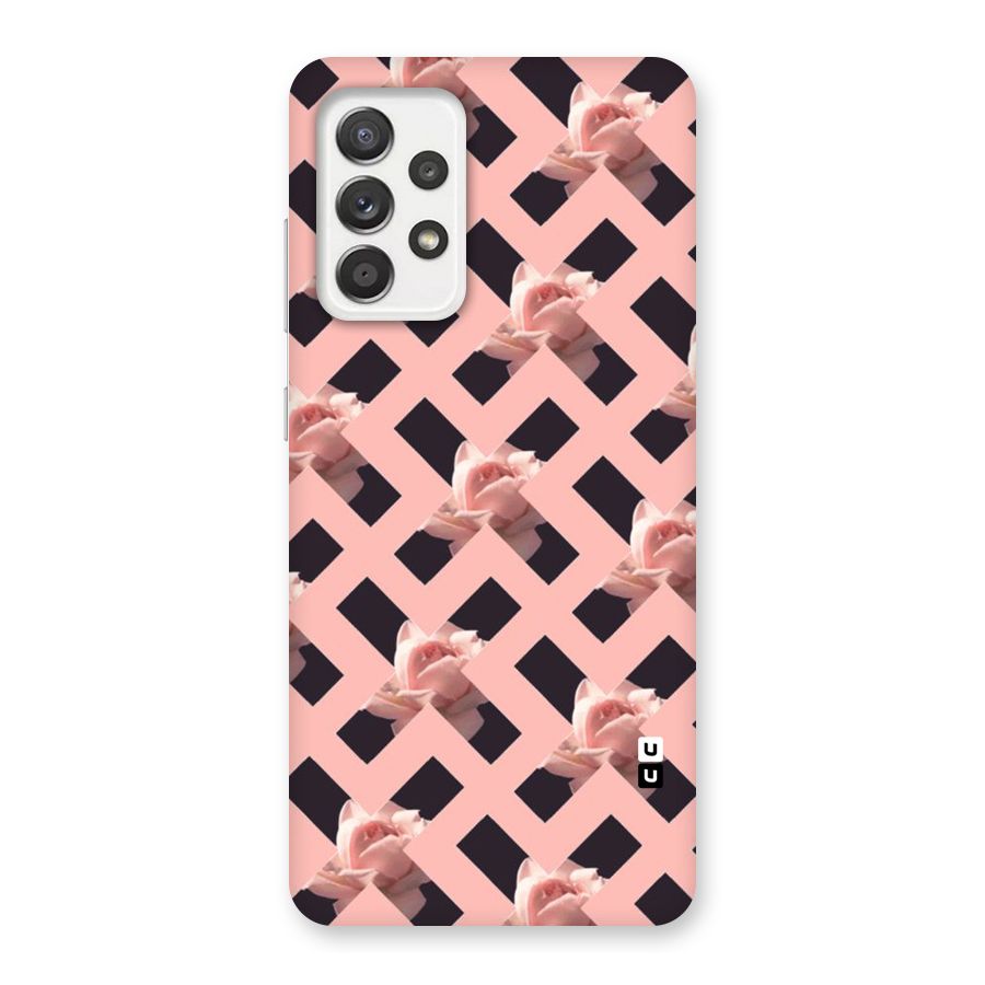 Floral X Design Back Case for Galaxy A52