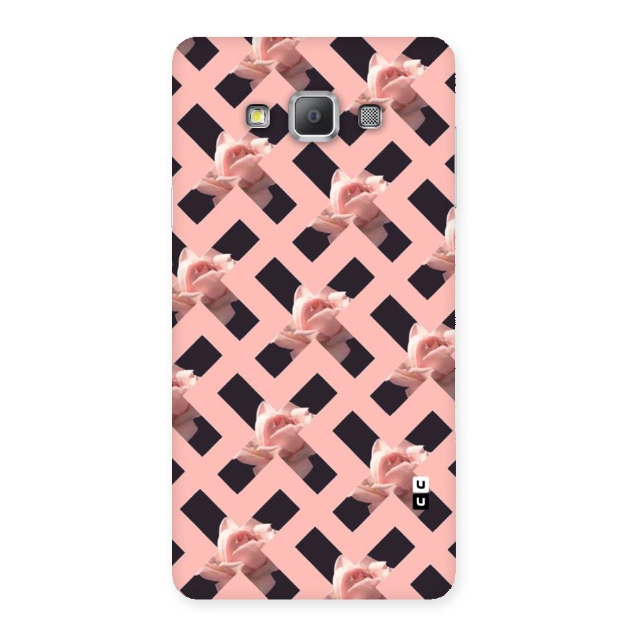 Floral X Design Back Case for Galaxy A7