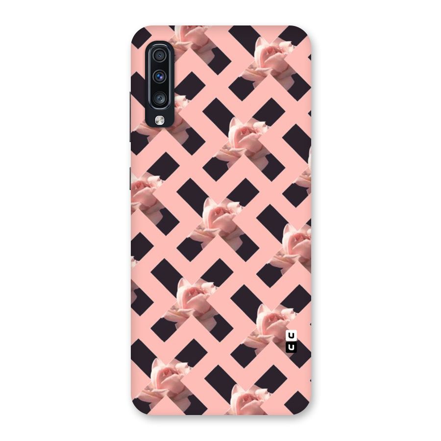 Floral X Design Back Case for Galaxy A70