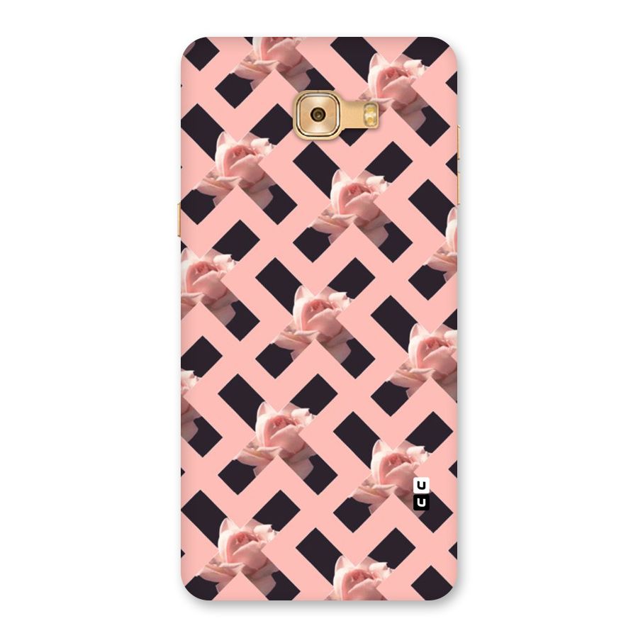 Floral X Design Back Case for Galaxy C9 Pro