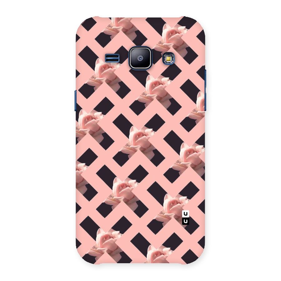 Floral X Design Back Case for Galaxy J1