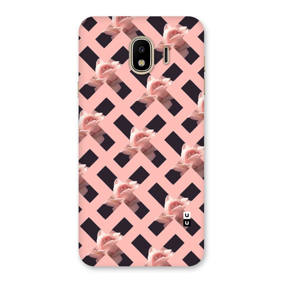 Floral X Design Back Case for Galaxy J4