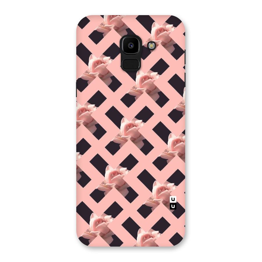 Floral X Design Back Case for Galaxy J6