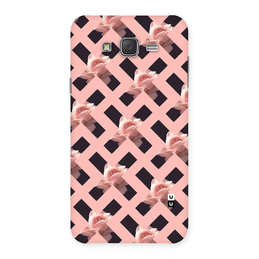 Floral X Design Back Case for Galaxy J7