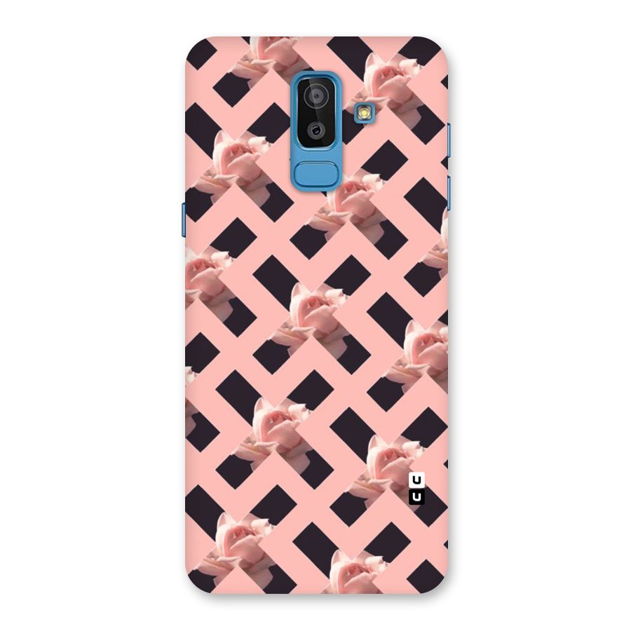 Floral X Design Back Case for Galaxy J8