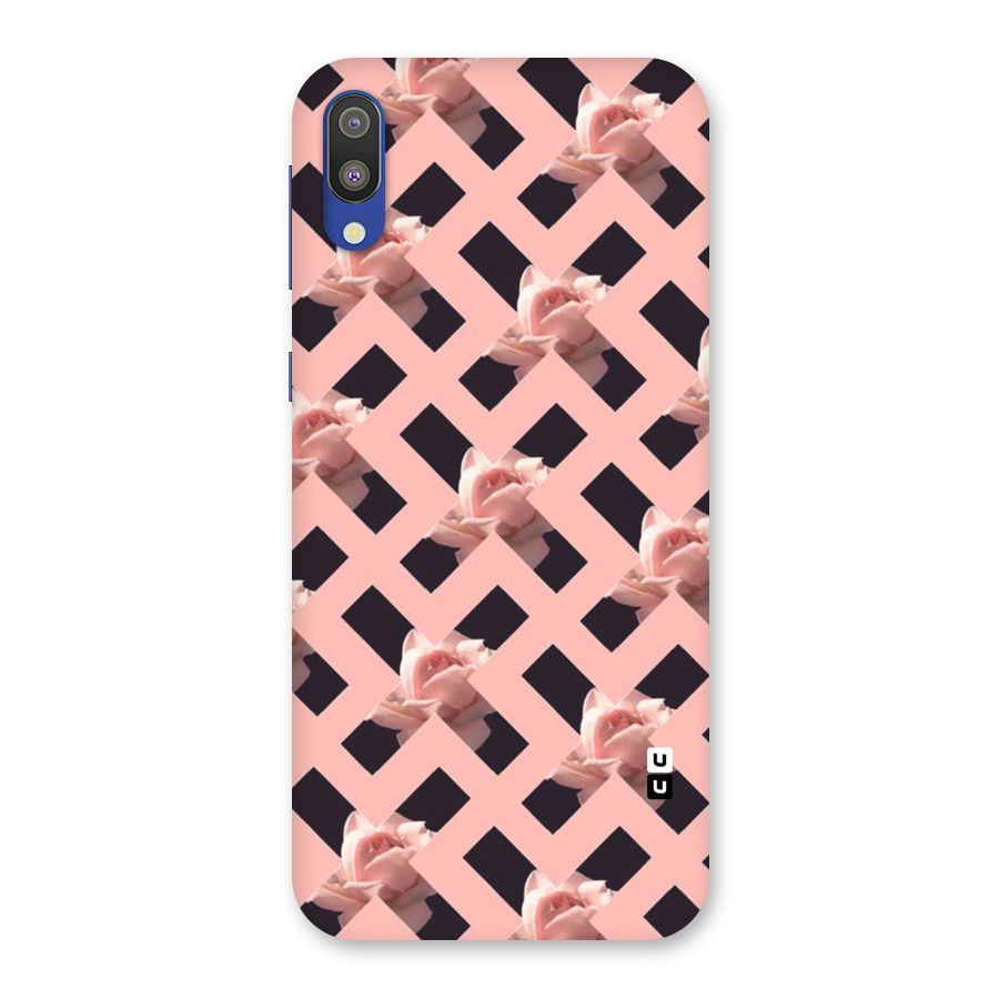 Floral X Design Back Case for Galaxy M10