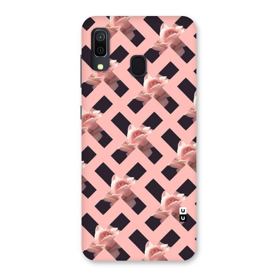 Floral X Design Back Case for Galaxy M10s