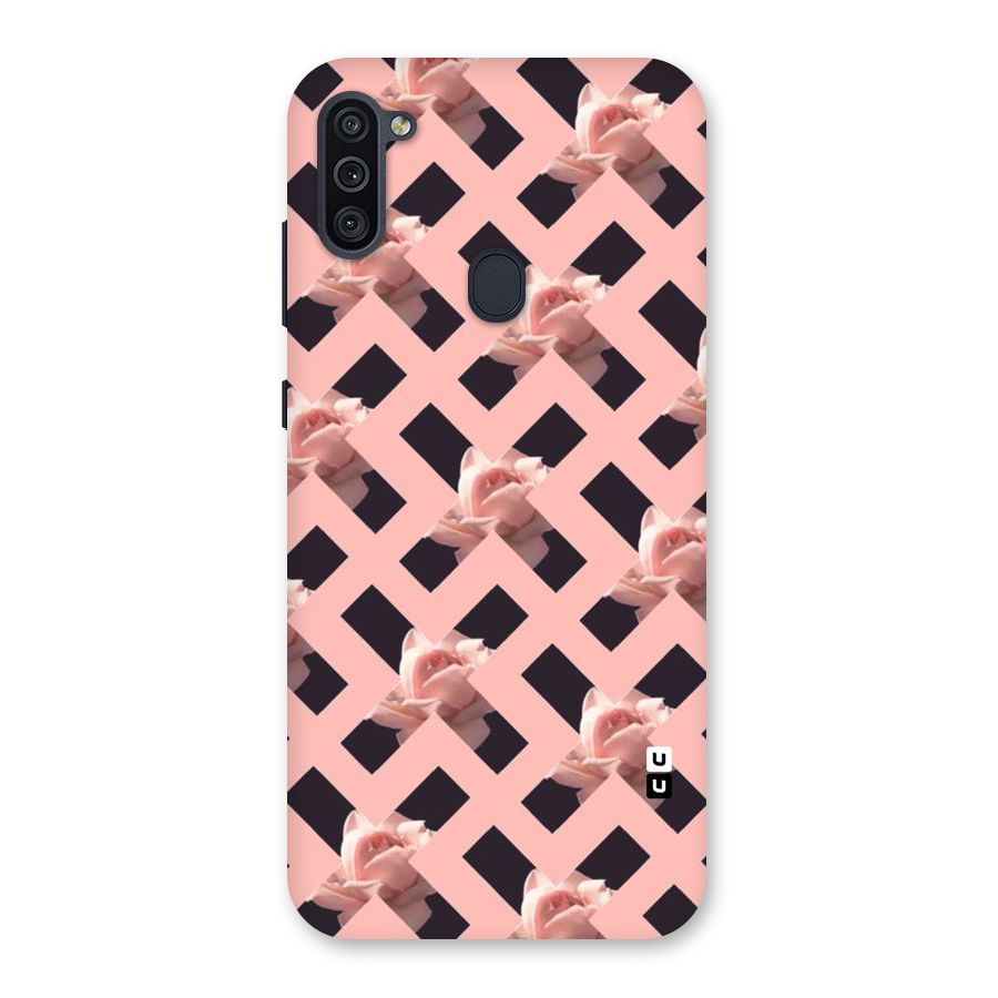 Floral X Design Back Case for Galaxy M11