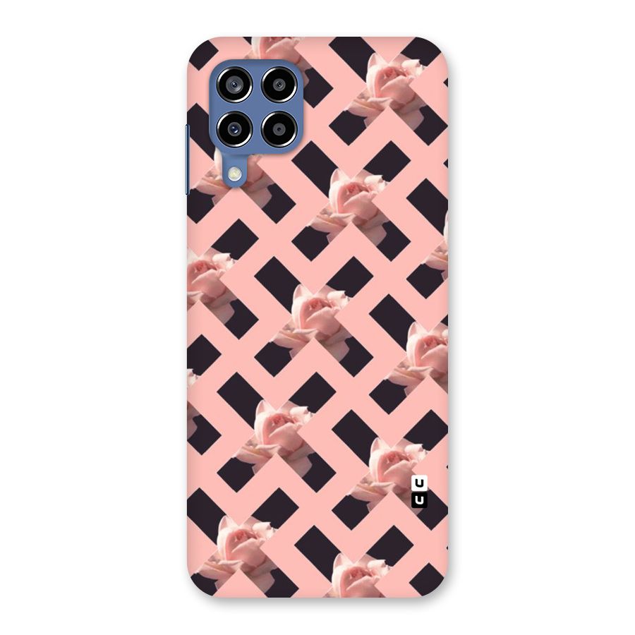 Floral X Design Back Case for Galaxy M53 5G