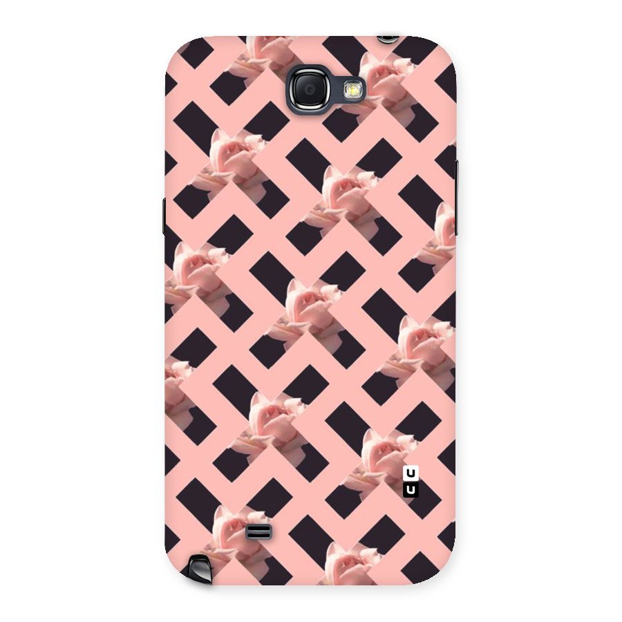Floral X Design Back Case for Galaxy Note 2
