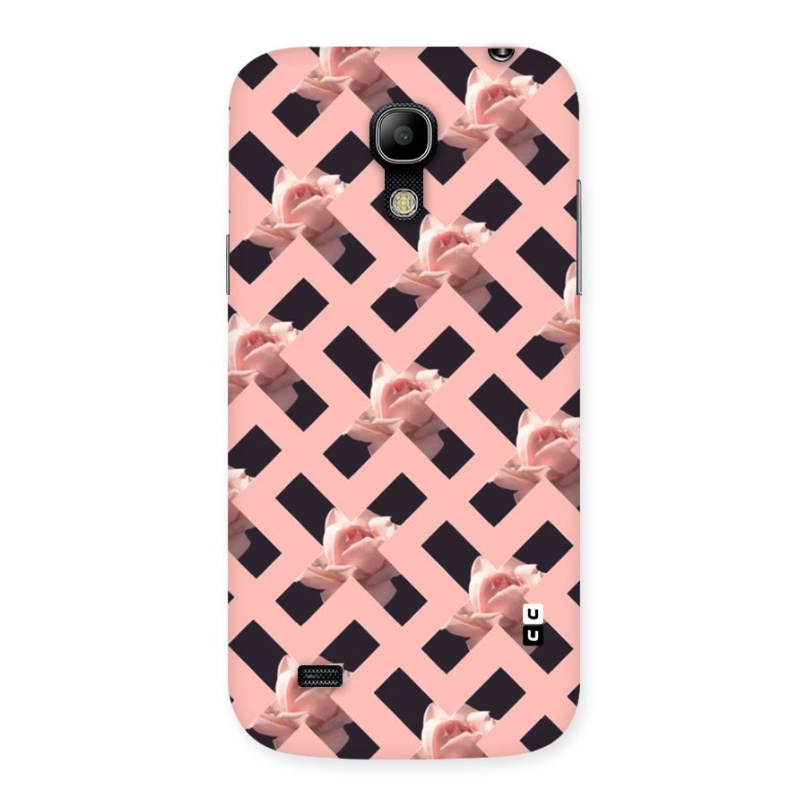 Floral X Design Back Case for Galaxy S4 Mini