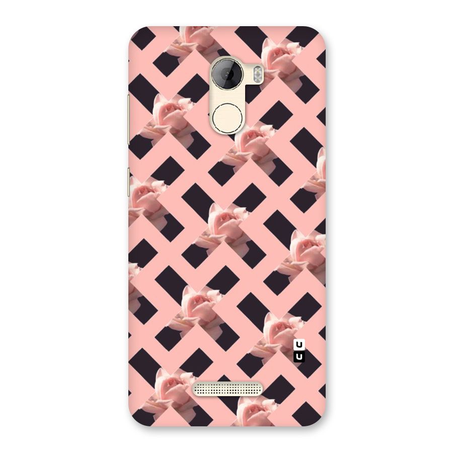Floral X Design Back Case for Gionee A1 LIte