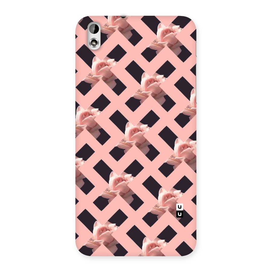 Floral X Design Back Case for HTC Desire 816g