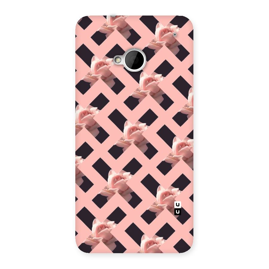 Floral X Design Back Case for HTC One M7