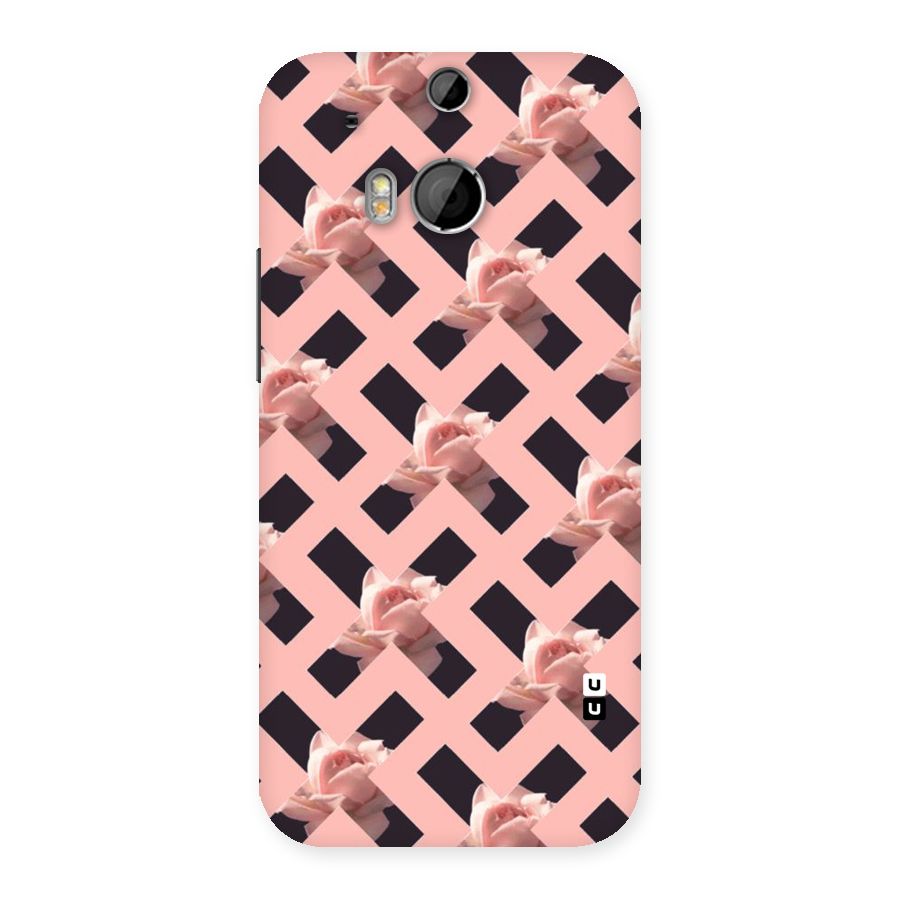 Floral X Design Back Case for HTC One M8