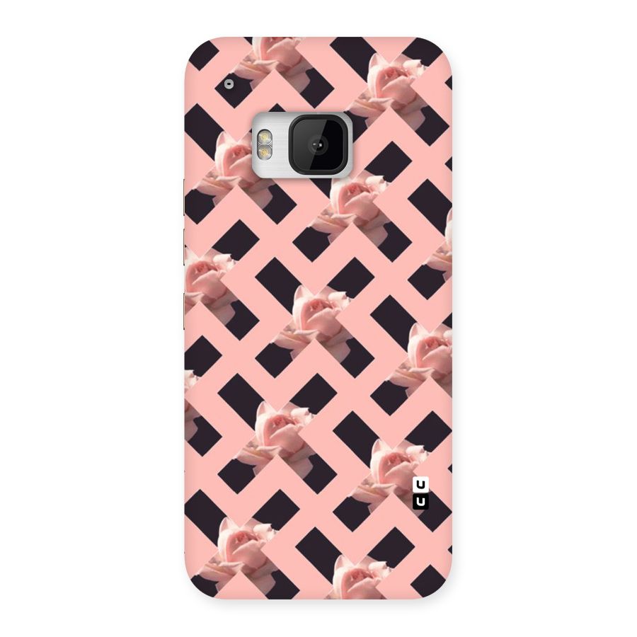 Floral X Design Back Case for HTC One M9