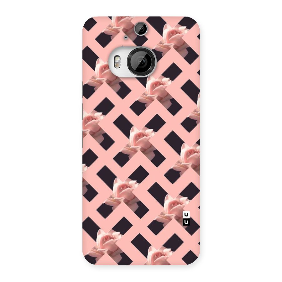 Floral X Design Back Case for HTC One M9 Plus
