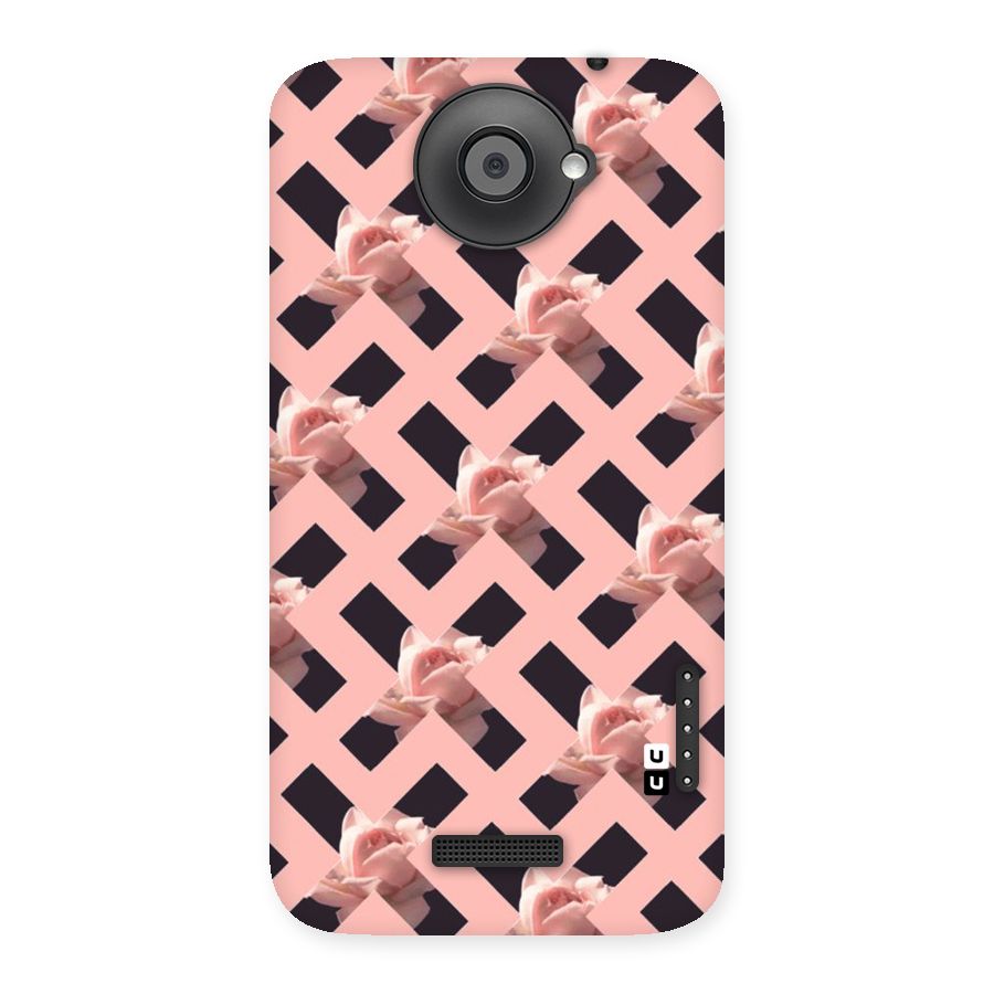 Floral X Design Back Case for HTC One X
