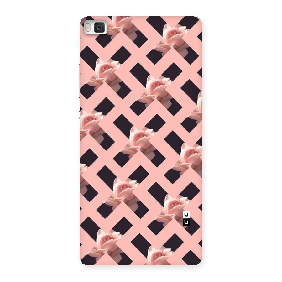 Floral X Design Back Case for Huawei P8
