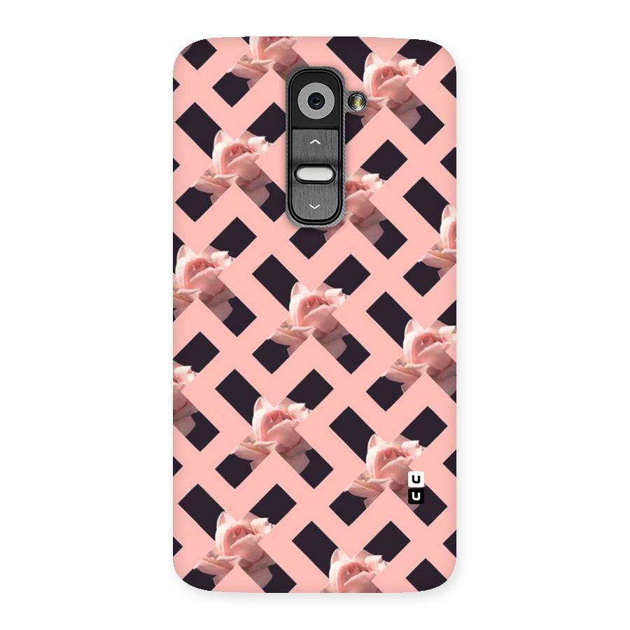 Floral X Design Back Case for LG G2