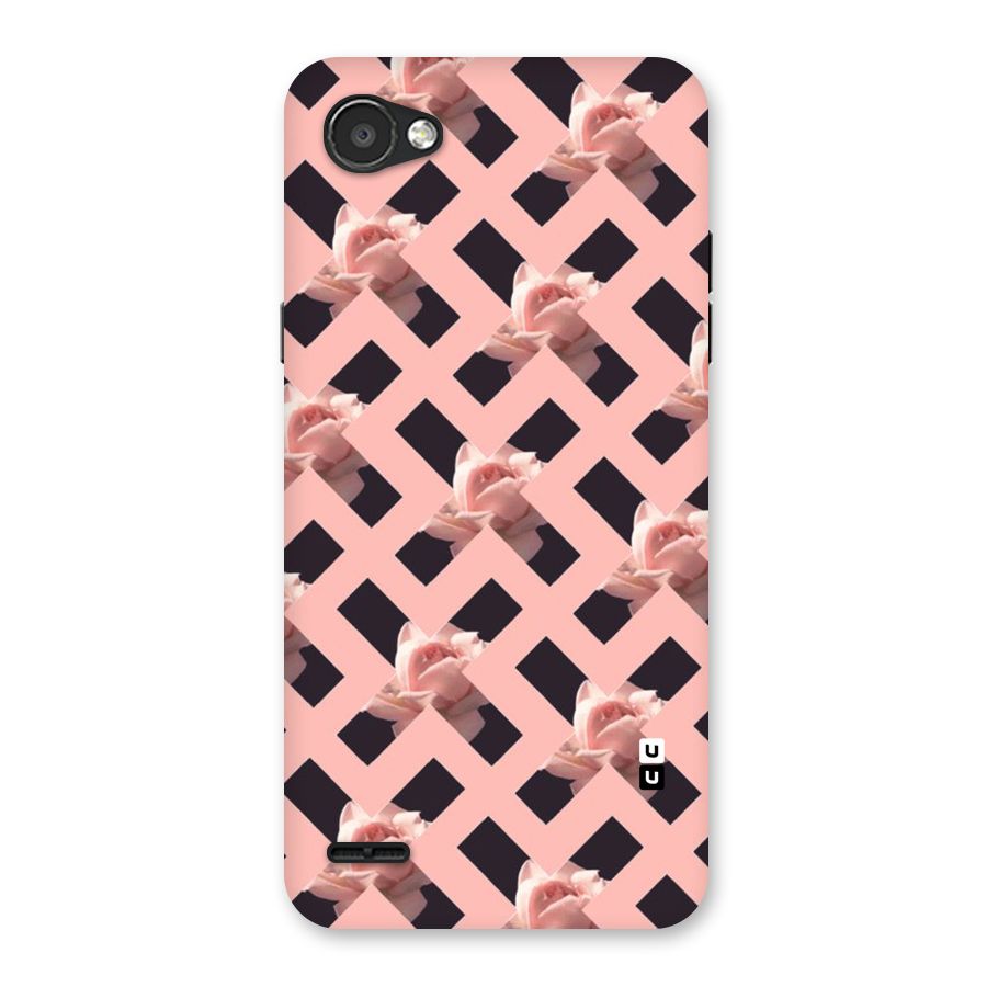 Floral X Design Back Case for LG Q6