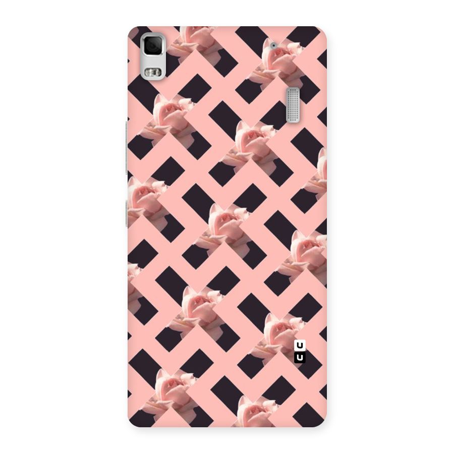 Floral X Design Back Case for Lenovo A7000