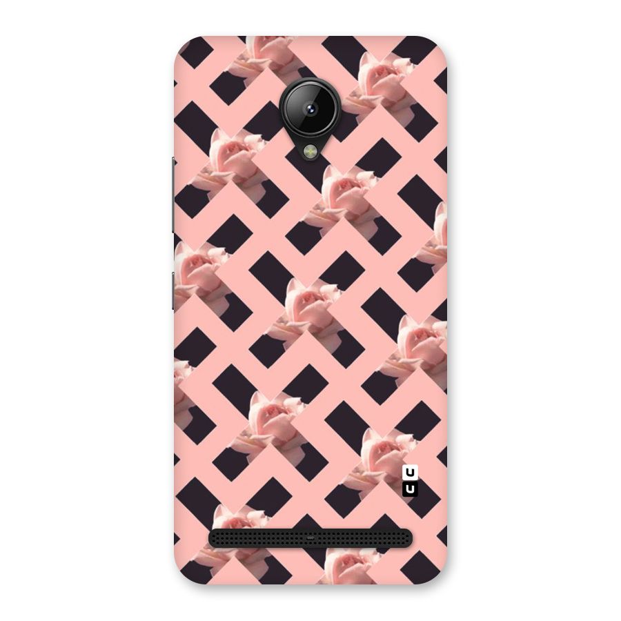 Floral X Design Back Case for Lenovo C2