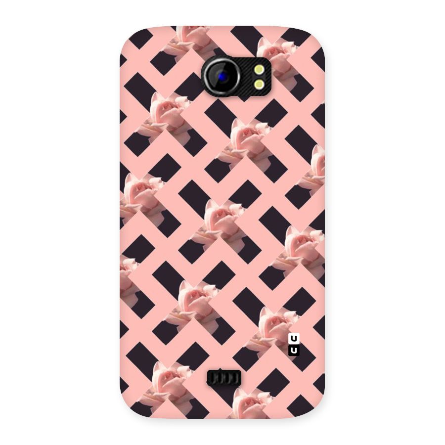 Floral X Design Back Case for Micromax Canvas 2 A110