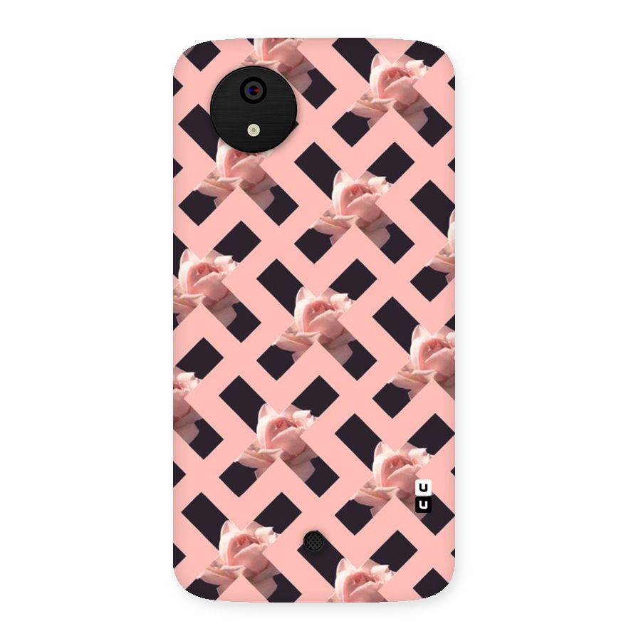 Floral X Design Back Case for Micromax Canvas A1