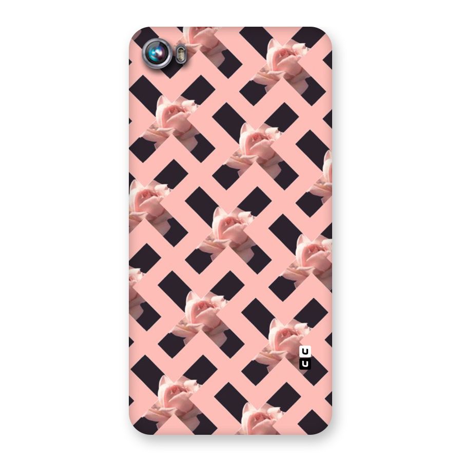 Floral X Design Back Case for Micromax Canvas Fire 4 A107