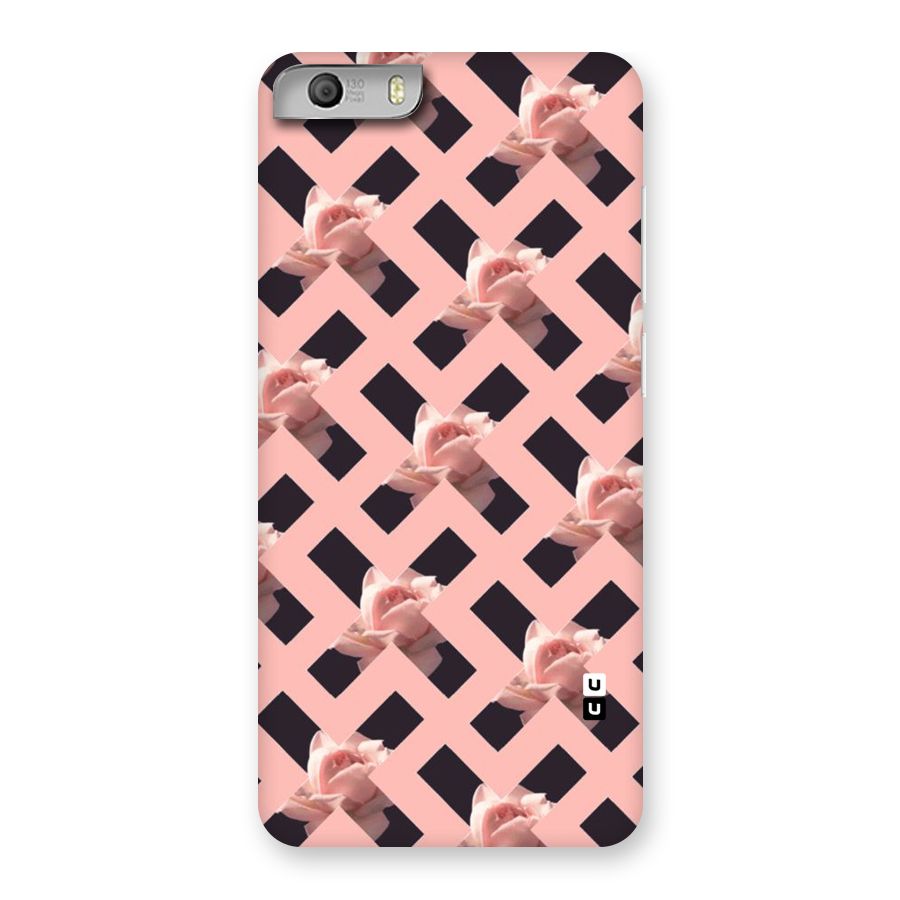 Floral X Design Back Case for Micromax Canvas Knight 2