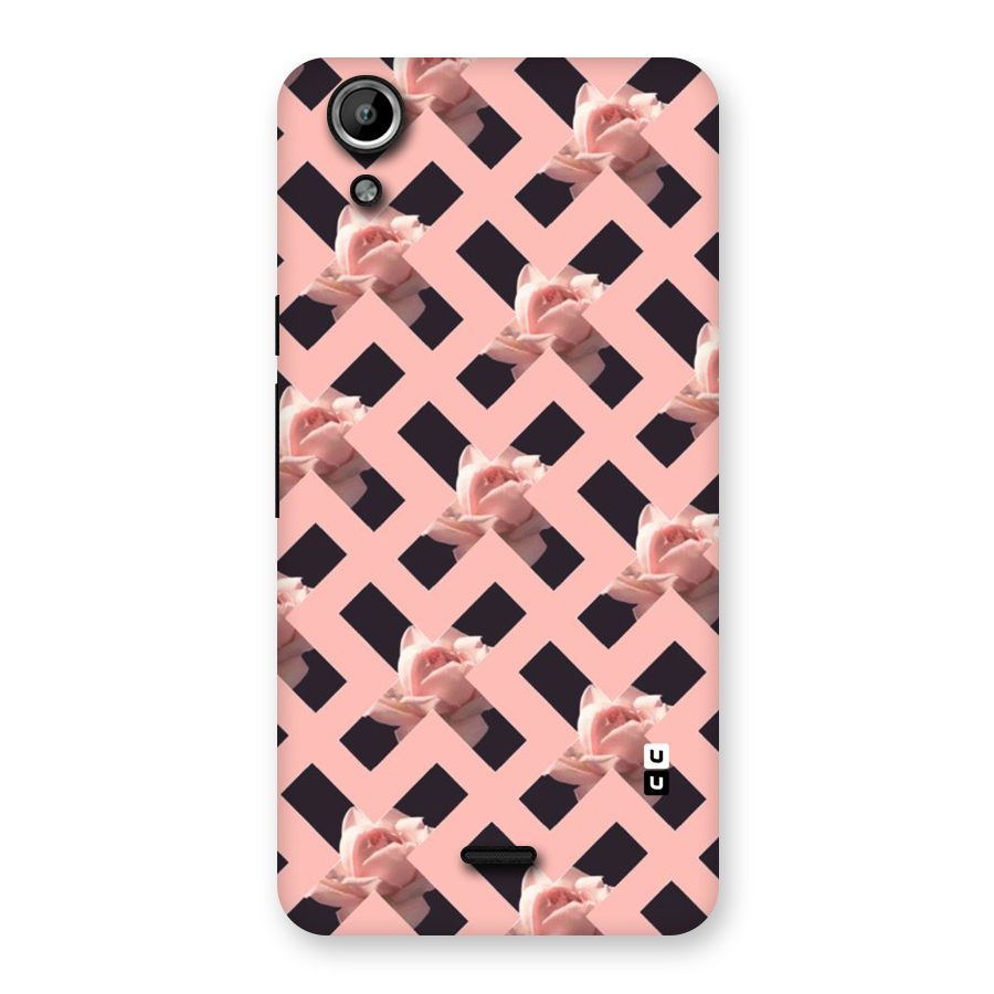 Floral X Design Back Case for Micromax Canvas Selfie Lens Q345