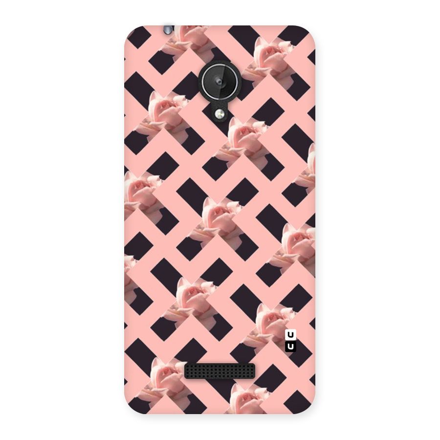 Floral X Design Back Case for Micromax Canvas Spark Q380