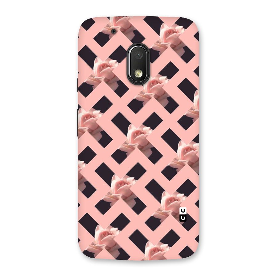 Floral X Design Back Case for Moto G4 Play