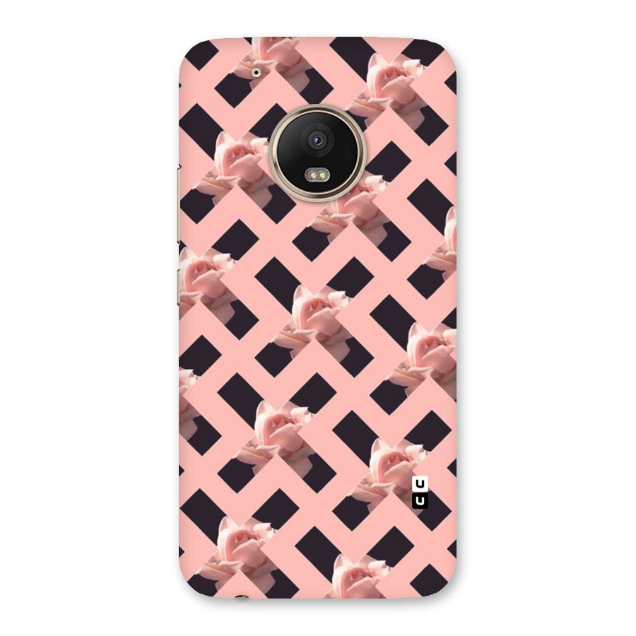 Floral X Design Back Case for Moto G5 Plus