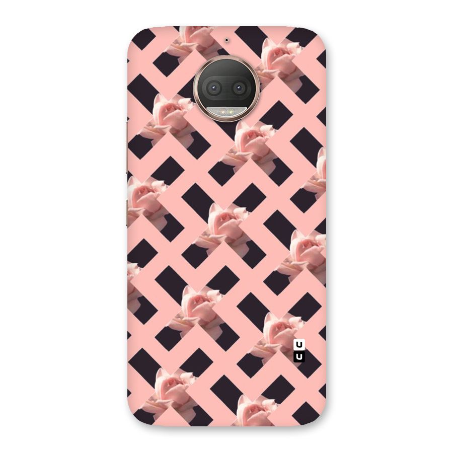 Floral X Design Back Case for Moto G5s Plus