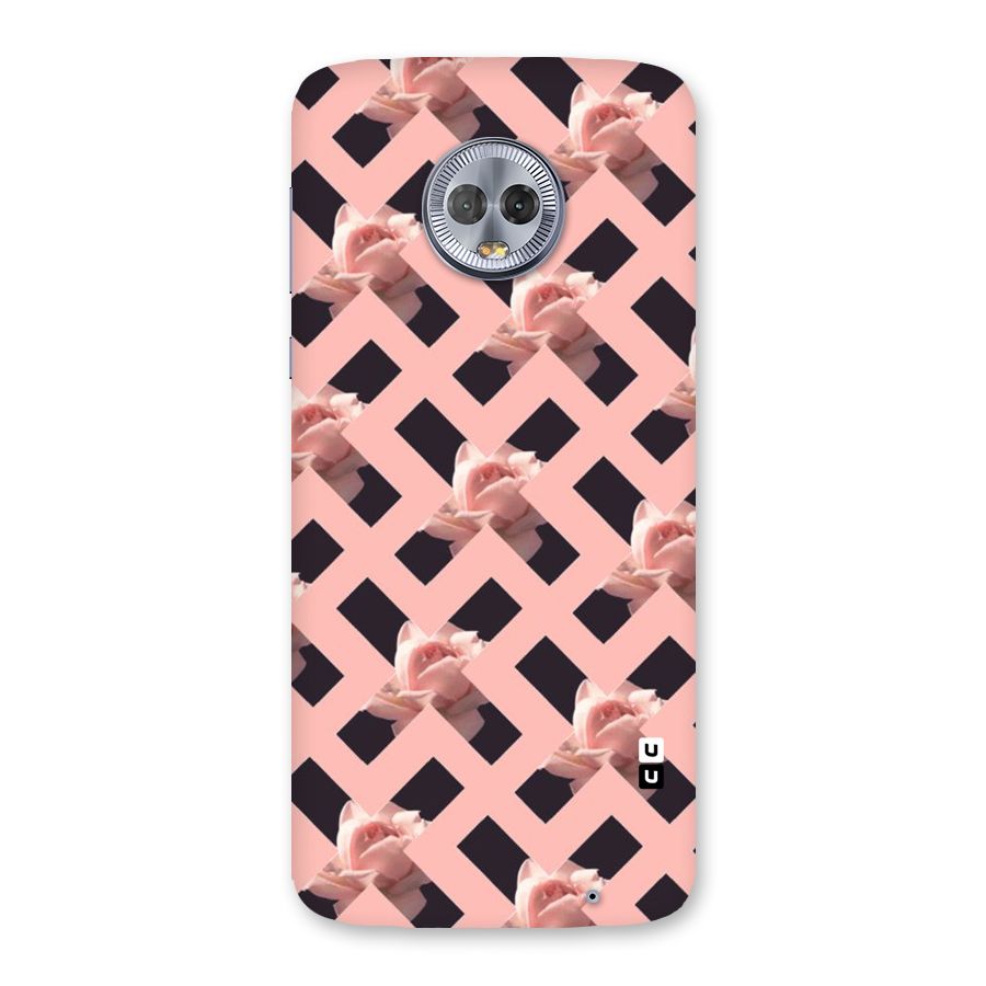 Floral X Design Back Case for Moto G6 Plus