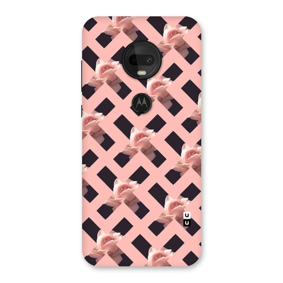 Floral X Design Back Case for Moto G7