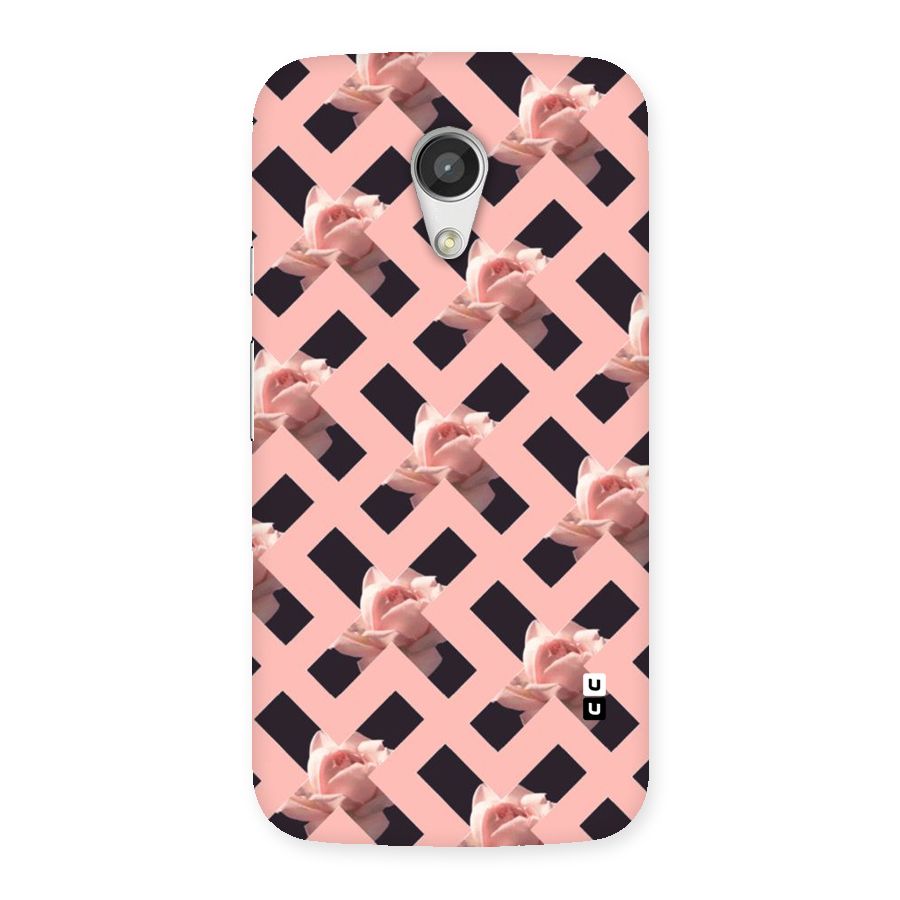 Floral X Design Back Case for Moto G 2nd Gen