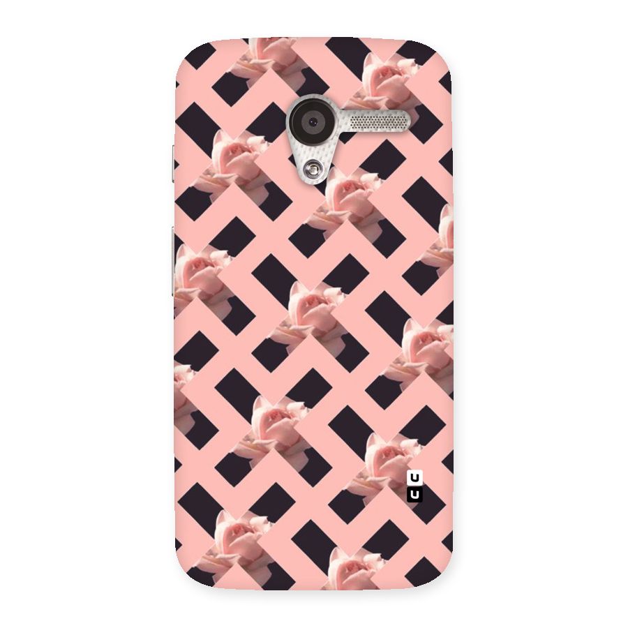Floral X Design Back Case for Moto X